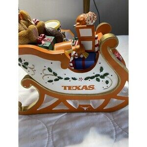 UT - Texas Longhorns "The Texas Sleigh" Figurine - From Danbury Mint
